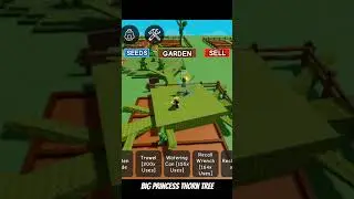 grow a garden | big princess thorn tree #roblox #grawagarden #princess thorn