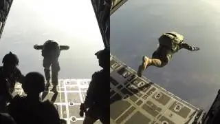 Сбрасывание 130 бригада НАТО NATO
