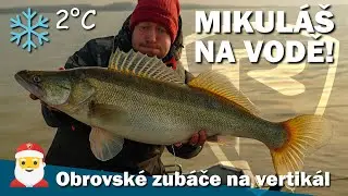 🎅 MIKULÁŠ NA VODĚ! ❄️ Obrovské zubáče na vertikál - naše tajné nástrahy v akcii | Fox Rage