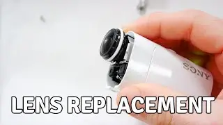 How to Replace the Lens of a Sony Action Camera  (Sony Action Cam Mini HDR-AZ1)