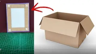 Don't Throw Away Your Boxes! Creative Waste Cardboard Photo Frame Ideas