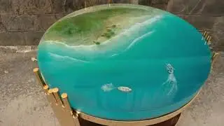 Artistic woodworking design // How to make a very beautiful coffee table