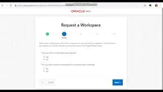 First Step to Learn Oracle APEX
