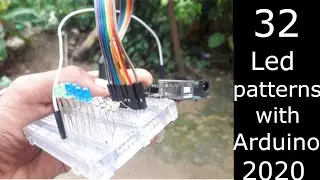 32 Led Patterns With Arduino |  Tech Duino