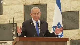 דברי ראש הממשלה נתניהו בטקס האזכרה הממלכתי לנרצחים במתקפה שארעה ב-7 באוקטובר ובמלחמת ״חרבות ברזל״