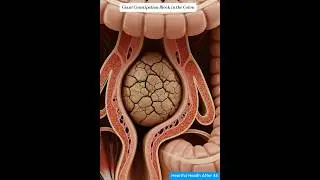 Giant Constipation Block in the Colon | 3D Anatomy Explained