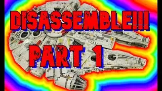 LEGO Disassembly Stream - Star Wars Set 75192 - UCS Millennium Falcon Unbuild - Part 1