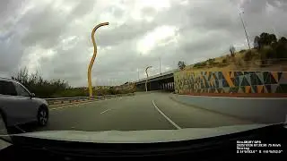 Real Time Driving Connolly to Terminal 4 Perth Airport Western Australia Boxing Day 2025