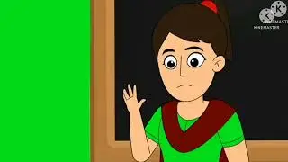 Story about Ahmad school life 🥰❤️ ,animated cartoon, green screen video,Hamza Creation