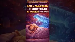 7 ЖИВОТНЫХ ИСЧЕЗЛИ НАВСЕГДА #животные#animals#легенда#shorts#шортс#факты#зоология#палеонтология