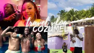DAY 2  YELLOW FORMAL DINNER, ALL WHITE PARTY 🎉 & DAY 3 COZUMEL MR SANCHE RESORT