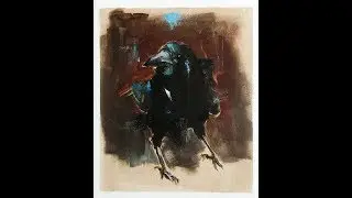 The Rook - acrylic painting time lapse