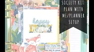 The Planner Society Kit // Plan with me // Planner Setup