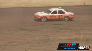 Production Sedans - Heat 1 - Australian Title - Wahgunyah Speedway - 27.01.17