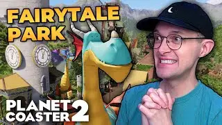 MY FAIRYTALE THEME PARK BUILD!! - Planet Coaster 2