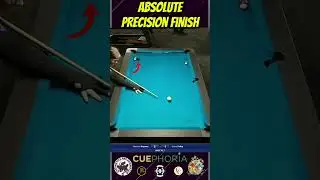 Absolute Precision Finish! #pool #8ball #8ballpool #billiards #sports #shorts #fyp #HH #reels #video