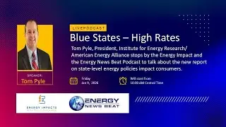 Blue States - High Rates   Tom Pyle, President, Institute for Energy Research