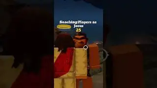 Snaching Players as Jesus 25 #robloxfyp #robloxcomedy #jesus #micup #micuproblox #scream #pranks
