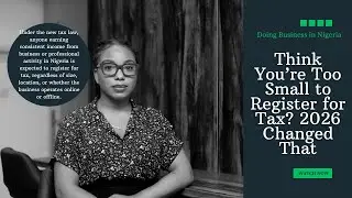 Think You&rsquo;re Too Small to Register for Tax? 2026 Changed That.