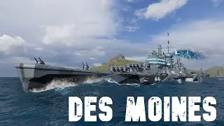 World of WarShips Des Moines - 10km Radar &ndash; A Destroyer's Worst Nightmare! 3
