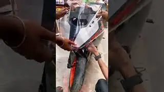 ktm power part visor😎|city_bike_decors|