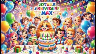 L'anniversaire de Max : Musique Joyeuse et Fun - Musique enfant Le Comptoir des DouDous