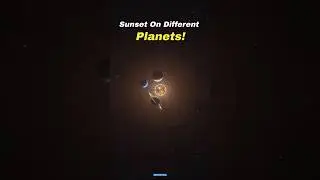 Sunset On Different Planets 🤯😱 #shorts #space #earth