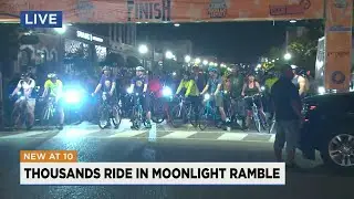 Thousands ride around St. Louis with the Moonlight Ramble
