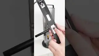 how to insatll the narrow door Broken bridge aluminum smart door lock?