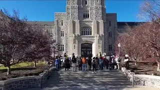 Virginia Tech students protest school's decision to rollback DEI