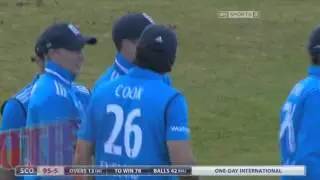 James Tredwell 4 Wickets for 44 vs Scotland 2014 HD
