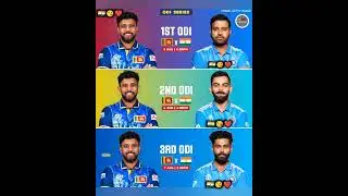 Schedule India Tour of Sri Lanka Odi Series #rohitsharma #worldcup #indvssl #shorts