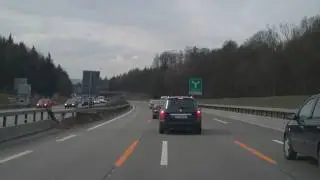 From Bern to Martigny (VS) 7,2X Speed/ Switzerland /A12/A9/  Highway / 03.2010/ HD