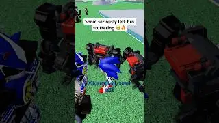 SONIC LEAVES HIM STUTTERING 😰🔥 #roblox #micup #sonic