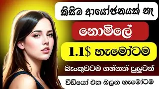 Free 1.1$ - e money sinhala 2025 - earn money online | How to earning money for  sinhala