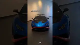 Top spec Lamborghini Hurac&aacute;n STO in Blu Nethuns 🌀 #lamborghini #huracansto