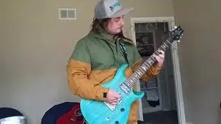 Atmospheric Rock Jam on the PRS 24 (day 50 playing guitar)