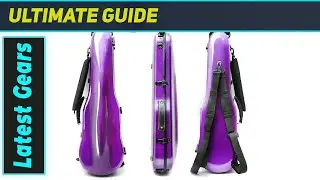 Ultimate Protection: Purple Carbon Fiber 4/4 Violin Case