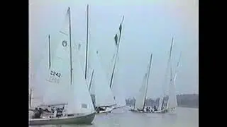 Adams Family Chesapeake Bay Log Canoe Video 1