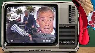 Nigel Farage & Man Driving Lawnmower to Beat Sadiq Khan's ULEZ?