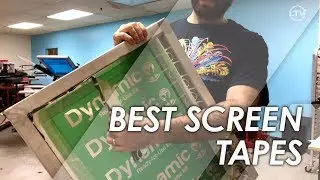 Screen Printing Tape - Blue Blockout vs Split Tape