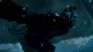 Jenna Coleman / Clara Oswald - ankle grab in Doctor Who by weeping angel