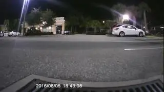 Drone in Dunkin Donuts parking lot