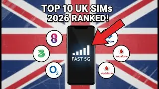 Top 10 UK SIM Networks in 2024 🇬🇧 | Fastest, Cheapest & Best Coverage Compared