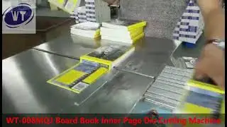Board Book Inner Page Die Cutting Machine Children Book Machine Board Book Making Machine Die Cutter