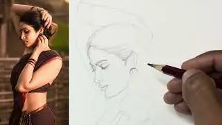 How to Make Human Portrait from face to Torso in Hindi 