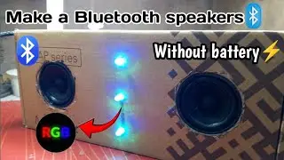 How make Bluetooth speaker💯 without battery⚡