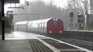 London Underground 1960 Stock L132, TRC666 and L133 arriving into Northwood