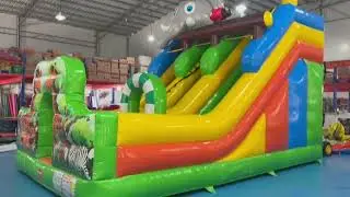 Safari Park Inflatable Slide - Inflatables for sale in Europe CROATIA