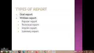 Types of research reports